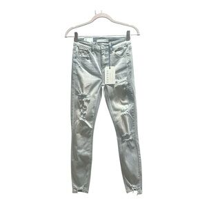 Eunina Light Wash distressed jeans size 1